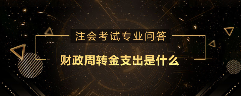 財政周轉金支出是什么