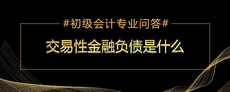 交易性金融负债是什么
