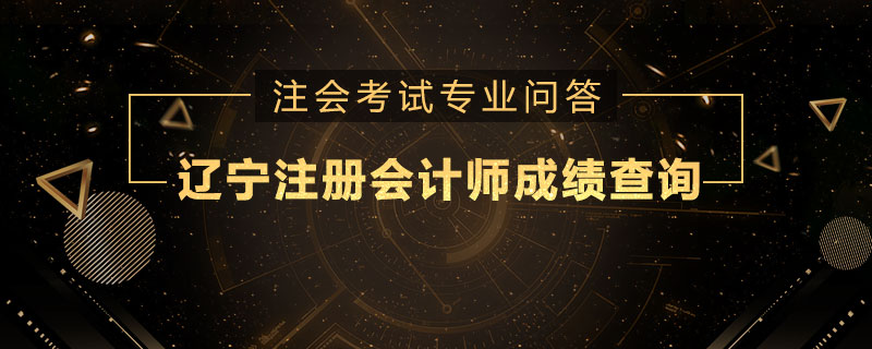 辽宁注册会计师成绩查询什么时候