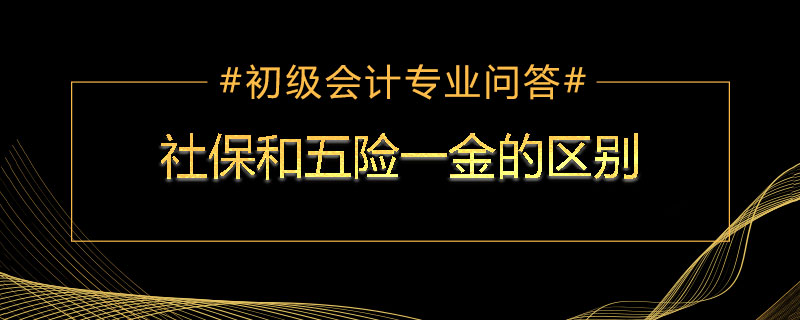 社保和五險一金的區(qū)別