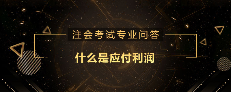 什么是應(yīng)付利潤