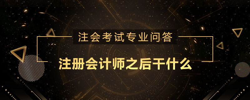 注册会计师之后干什么
