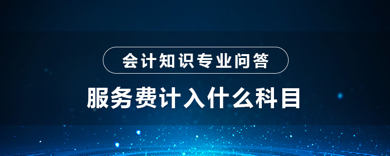 信息技術服務費計入什麼科目