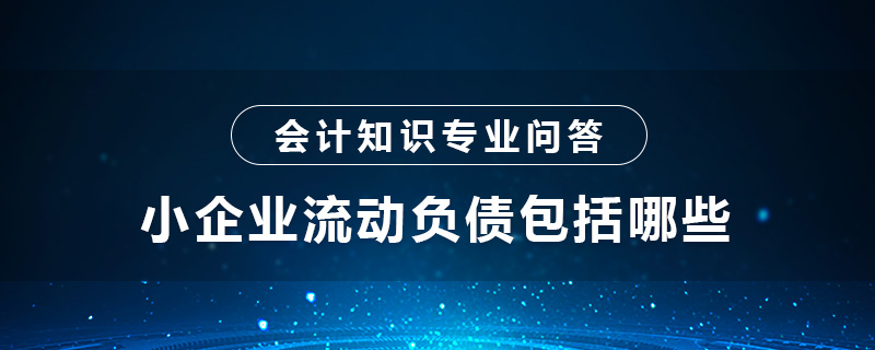 小企業(yè)流動(dòng)負(fù)債包括哪些