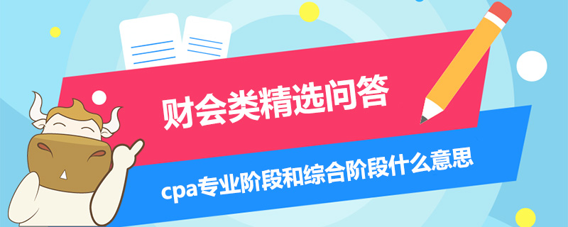 cpa专业阶段和综合阶段什么意思