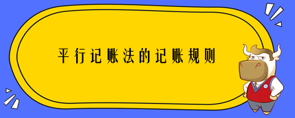 平行記賬法的記賬規(guī)則