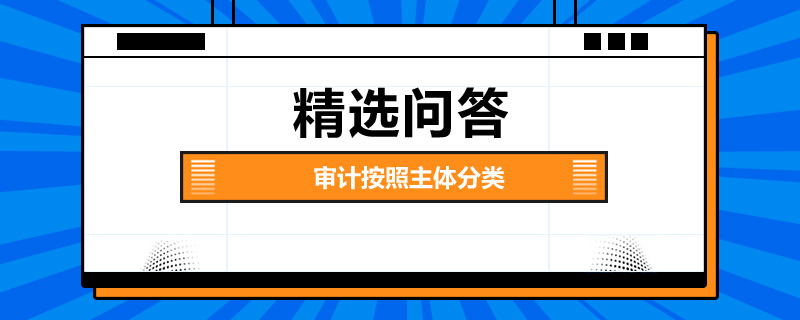 审计按照主体分类分为什么