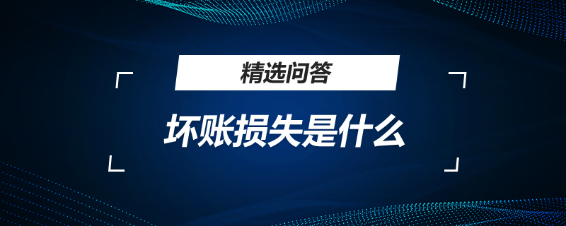 坏账损失是什么