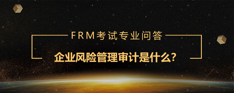 企業(yè)風(fēng)險管理審計是什么