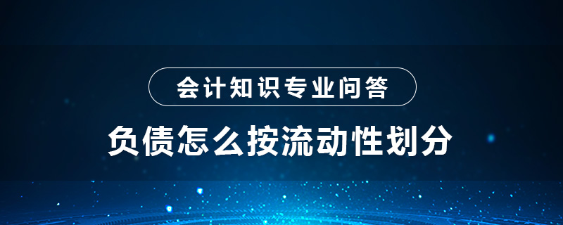 负债怎么按流动性划分